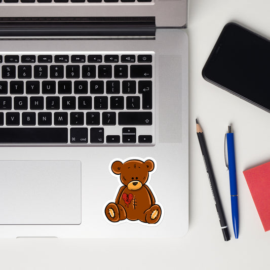 "No Love" Teddy Sticker