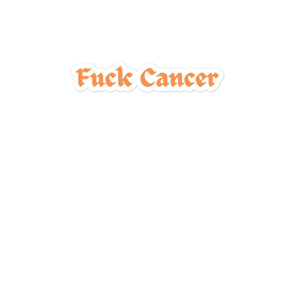 F*ck Cancer Sticker