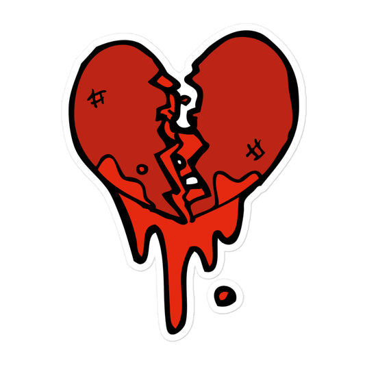 "No Love" Sticker