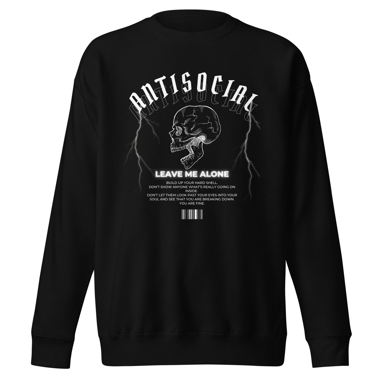 "Antisocial" Pullover