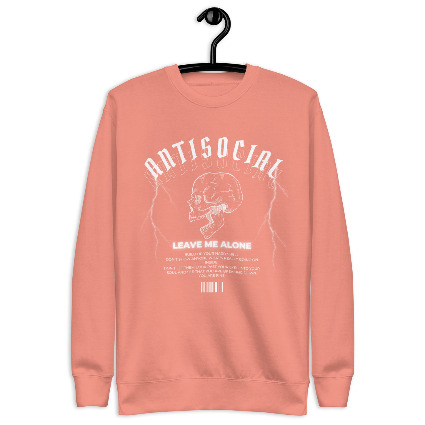 "Antisocial" Pullover
